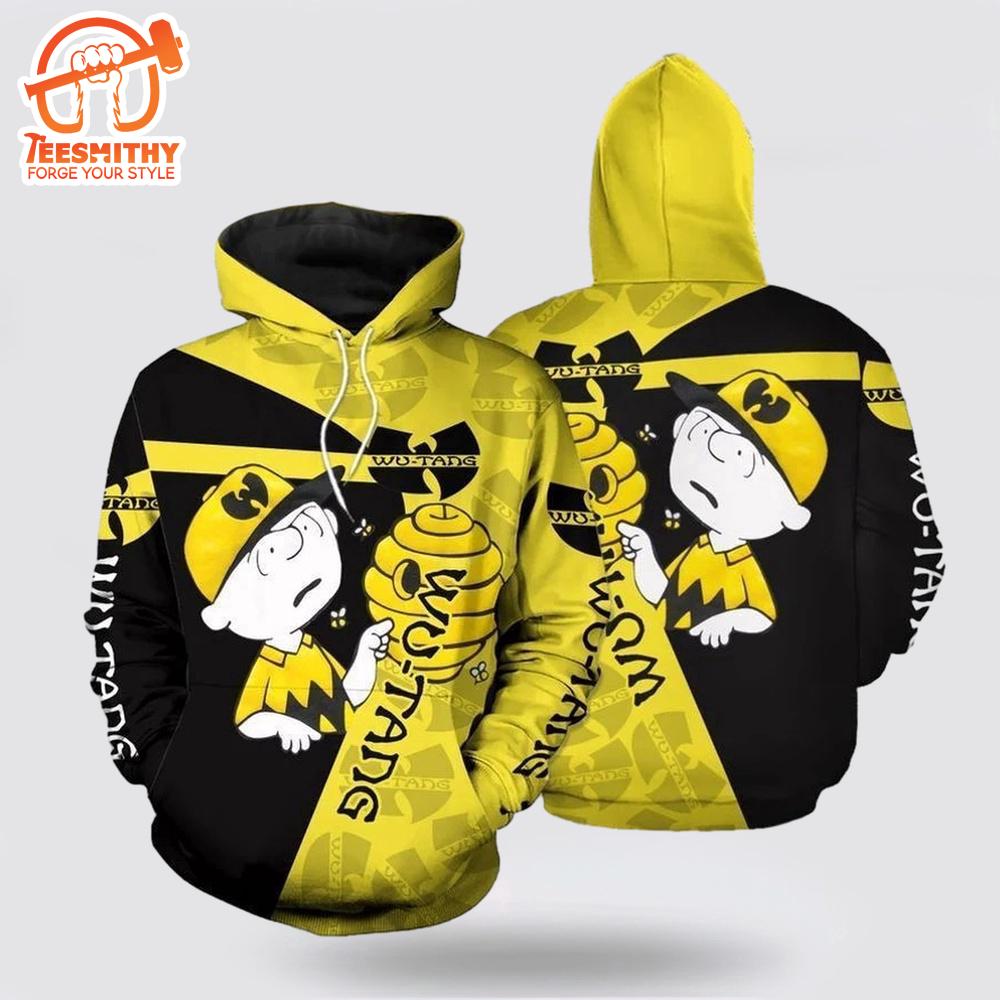 The Peanuts Wu Tang Charlie Brown All Over Print Hoodie Shirt  Gift For Christmas