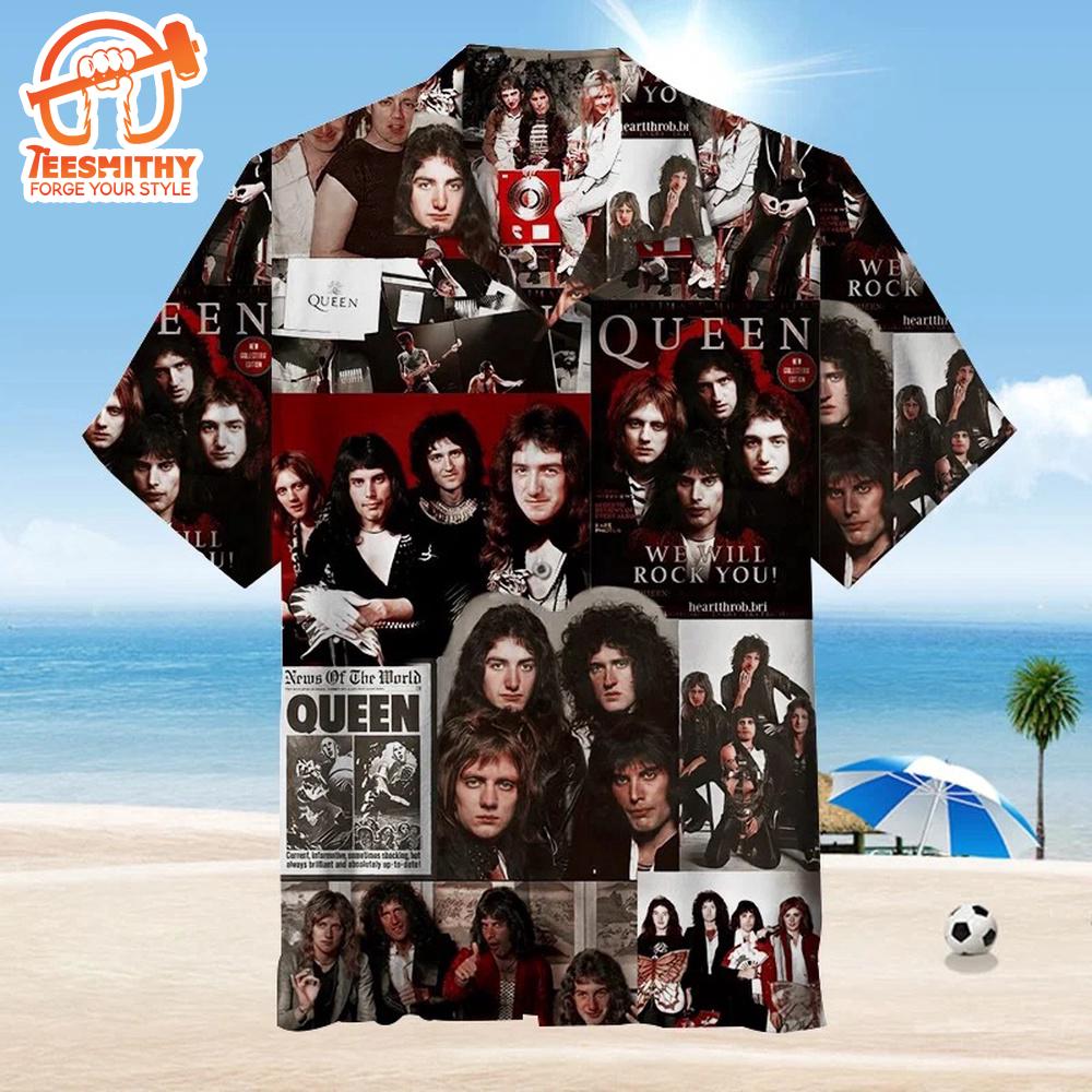 The Queen Eternal Greatness Rock Music Band Hawaiian Shirt