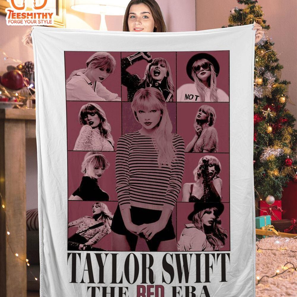 The Red Era Taylor Swift Blanket , Christmas Blanket