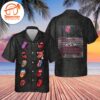 The Rolling Stones No Filter Tour Denim Pattern Hawaiian Button Up Shirts