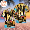 The Rolling Stones Poster 70’s Rock ‘N Roll Hawaiian Button Up Shirts