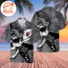 The Rolling Stones Rock ‘N Roll Skull And Guitar Hawaiian Button Up Shirts