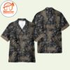 The Rolling Stones Skull Rock On Repeat Hawaiian Button Up Shirts