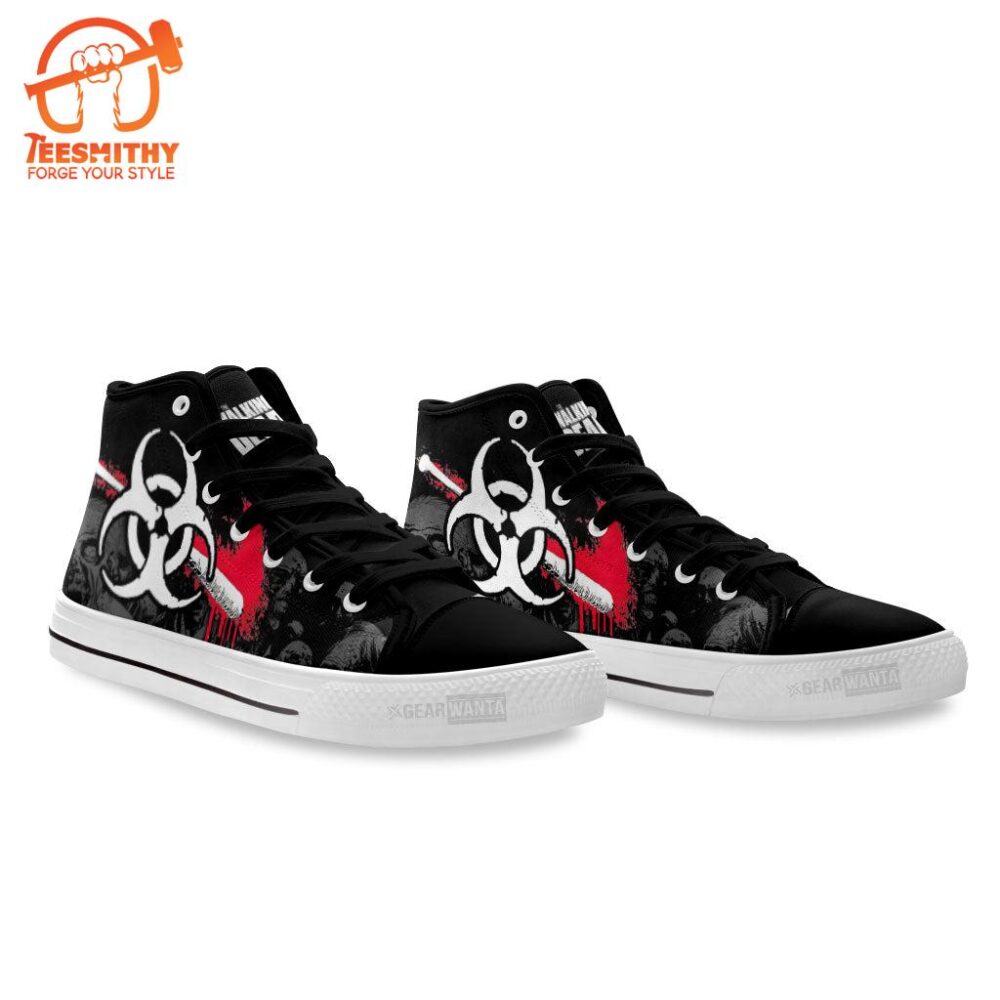 The Walking Dead Custom High Top Shoes