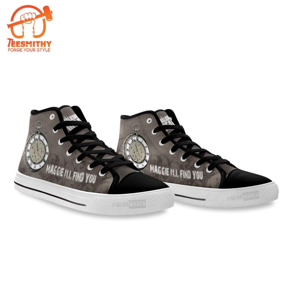 The Walking Dead High Top Shoes Custom For Fan