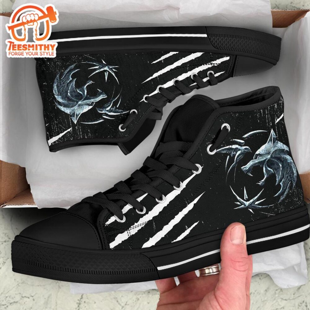 The Witcher Shoes High Top Sneakers Custom Idea