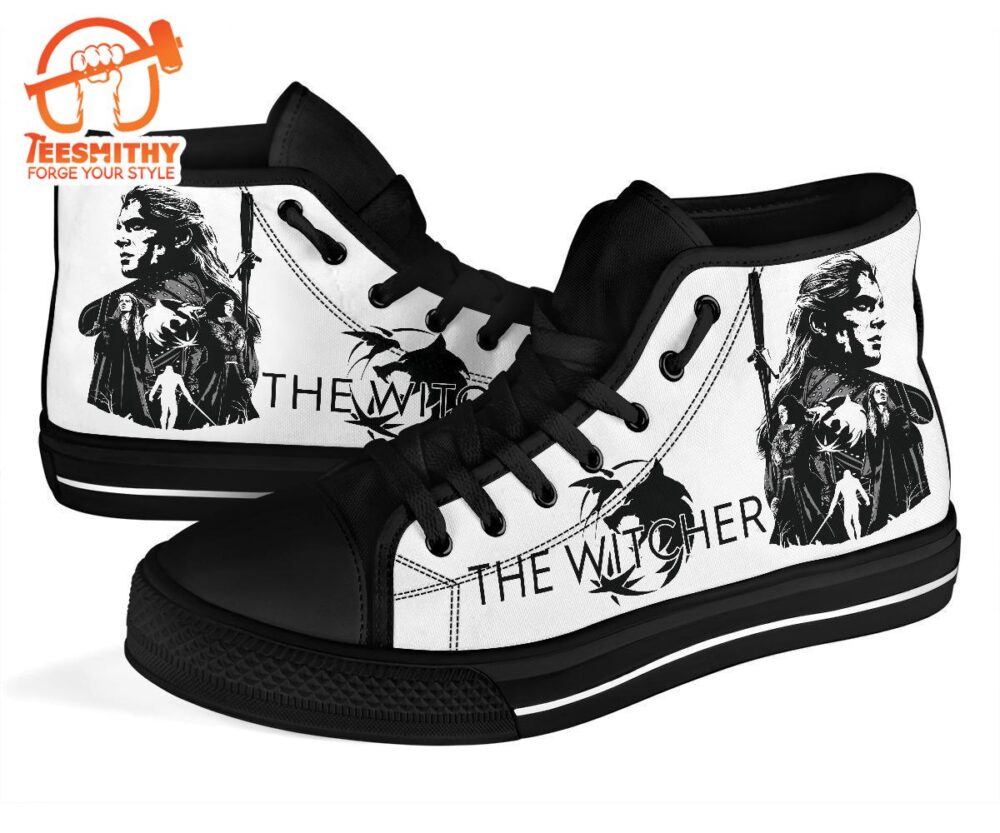 The Witcher Sneakers Movies High Top Shoes Custom