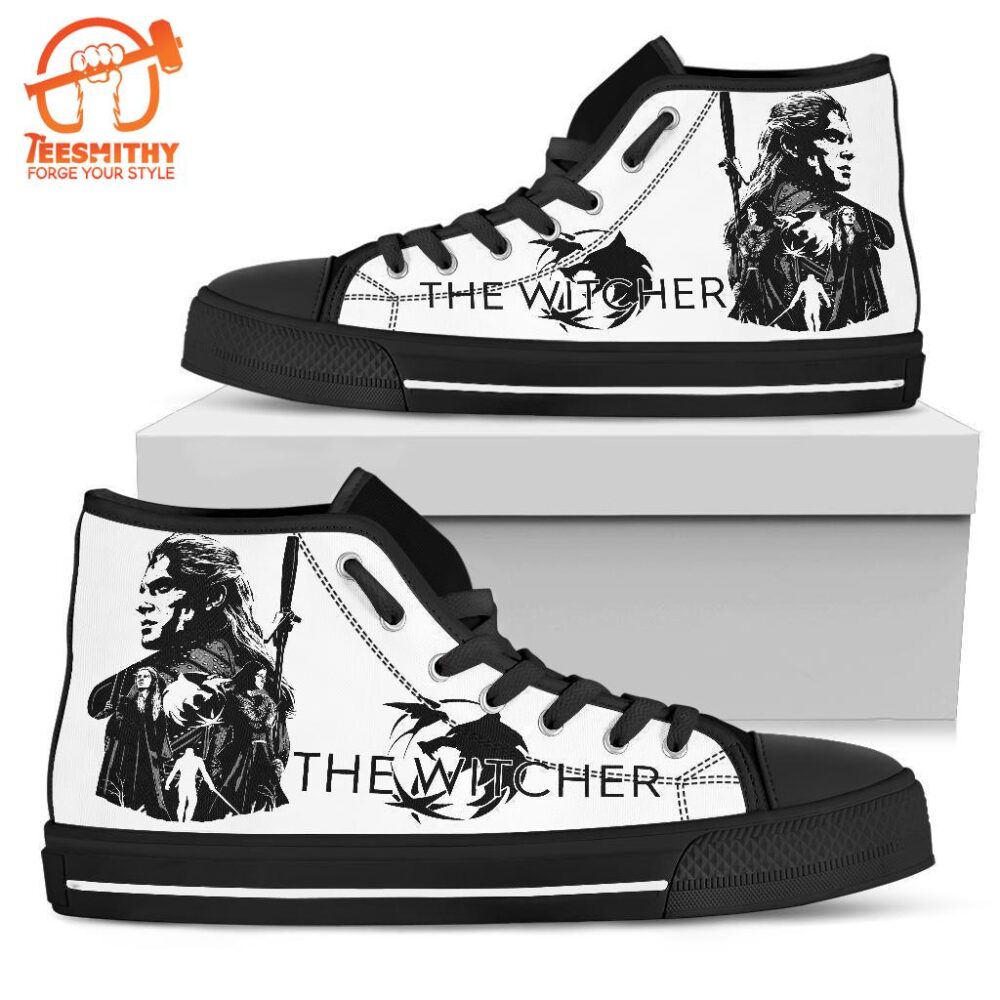 The Witcher Sneakers Movies High Top Shoes Custom