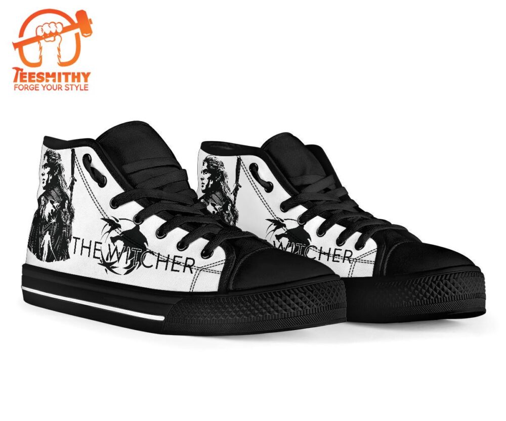 The Witcher Sneakers Movies High Top Shoes Custom