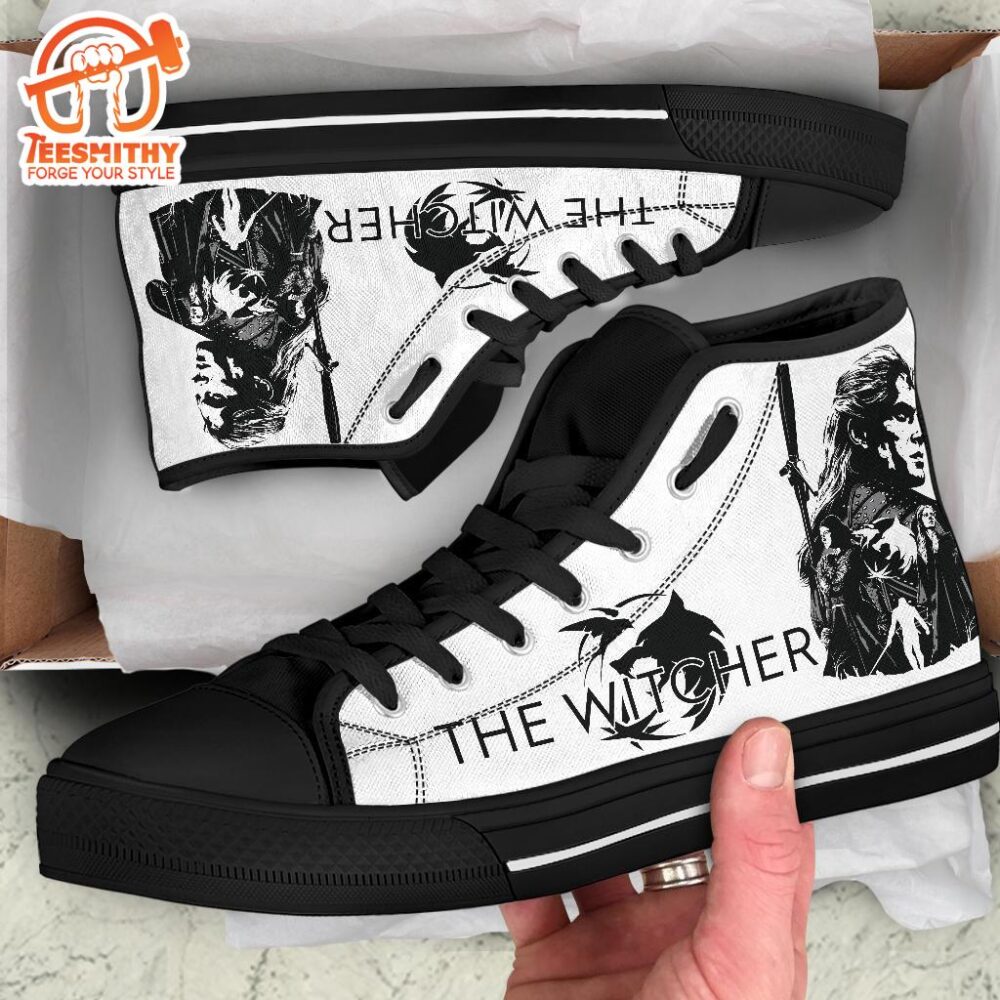 The Witcher Sneakers Movies High Top Shoes Custom