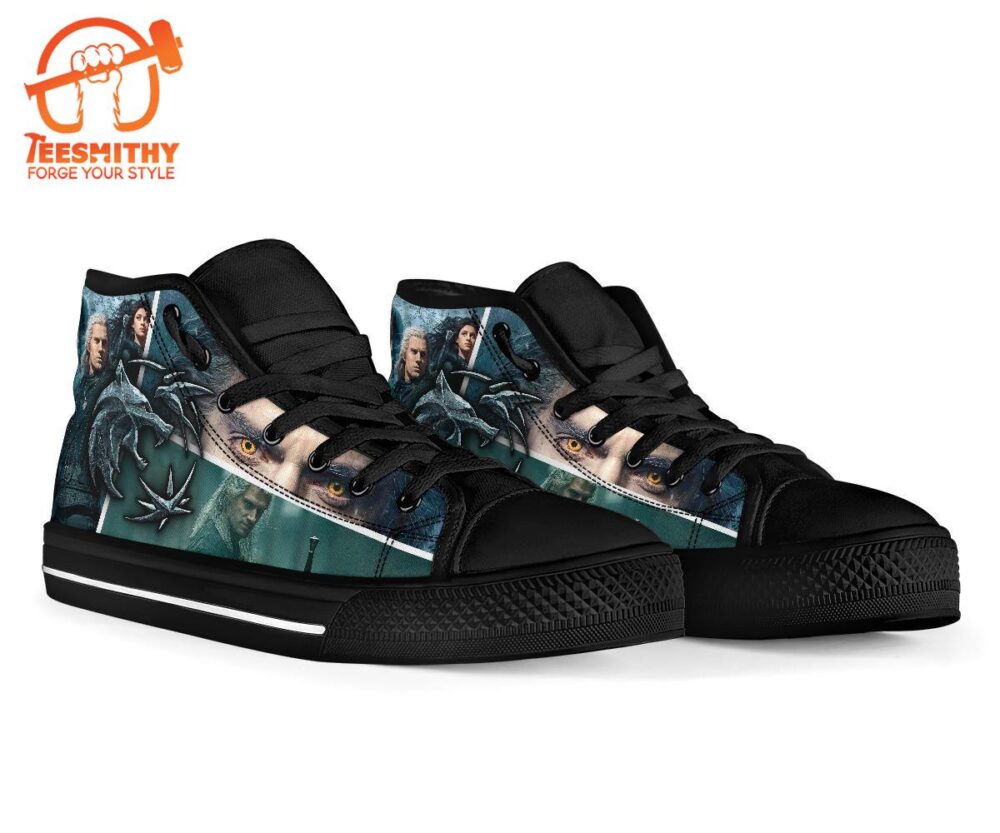 The Witcher Sneakers TV Show High Top Shoes Custom