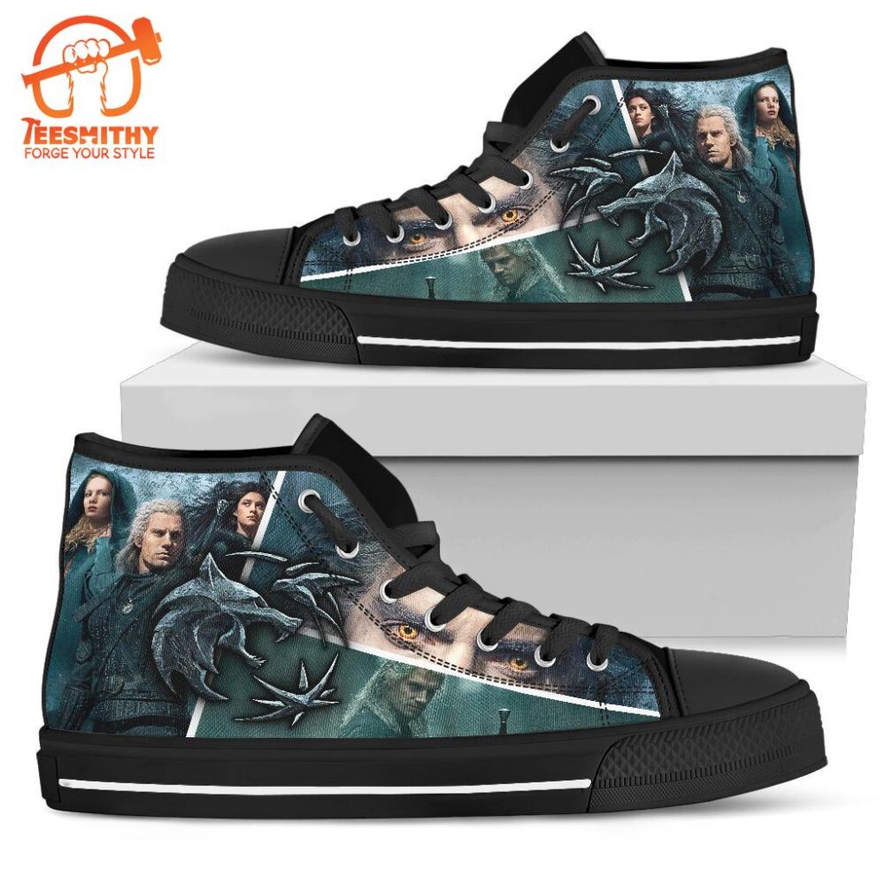 The Witcher Sneakers TV Show High Top Shoes Custom