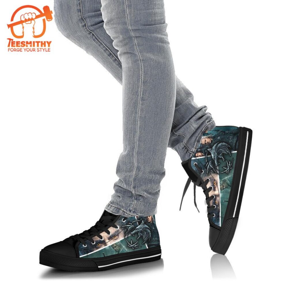 The Witcher Sneakers TV Show High Top Shoes Custom