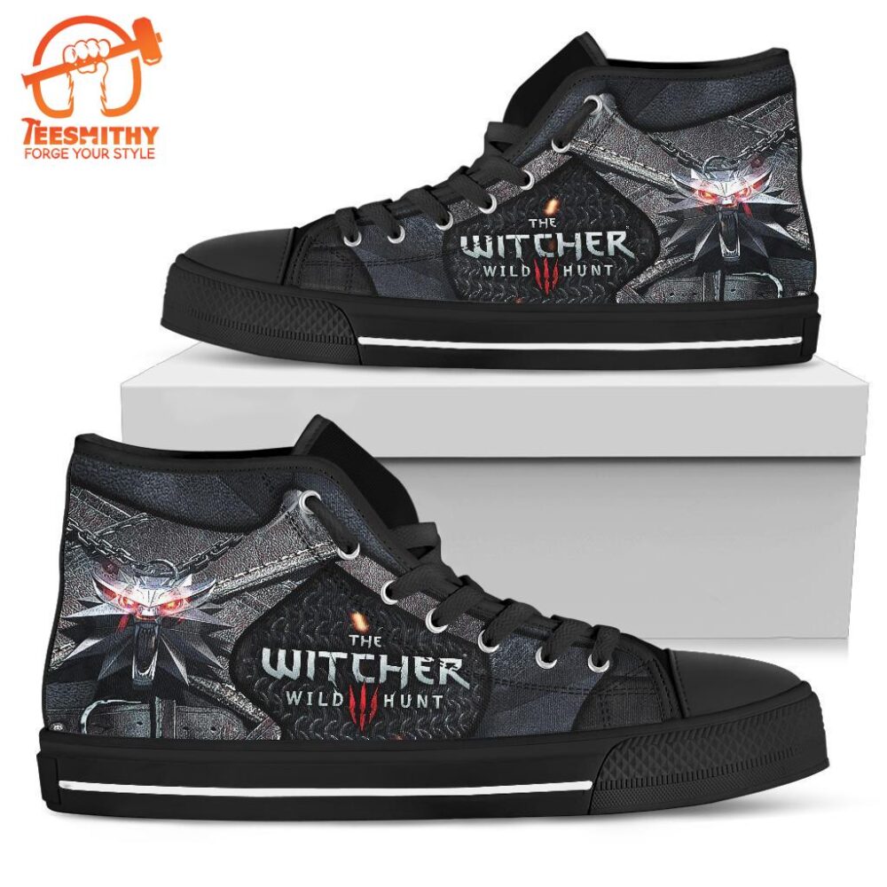 The Witcher Wolf High Top Shoes Gift Idea