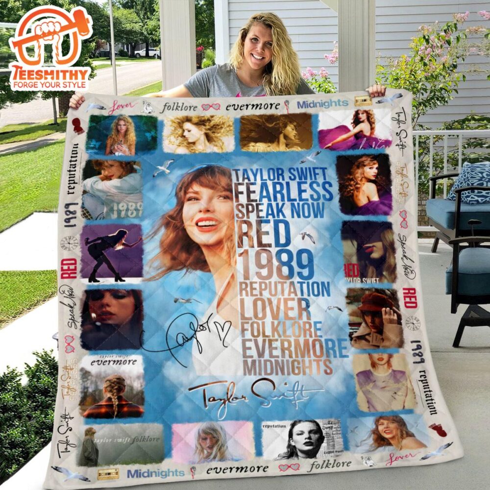 This Is My Taylor Swift The Eras Tour Watching Fleece Blanket Quilt