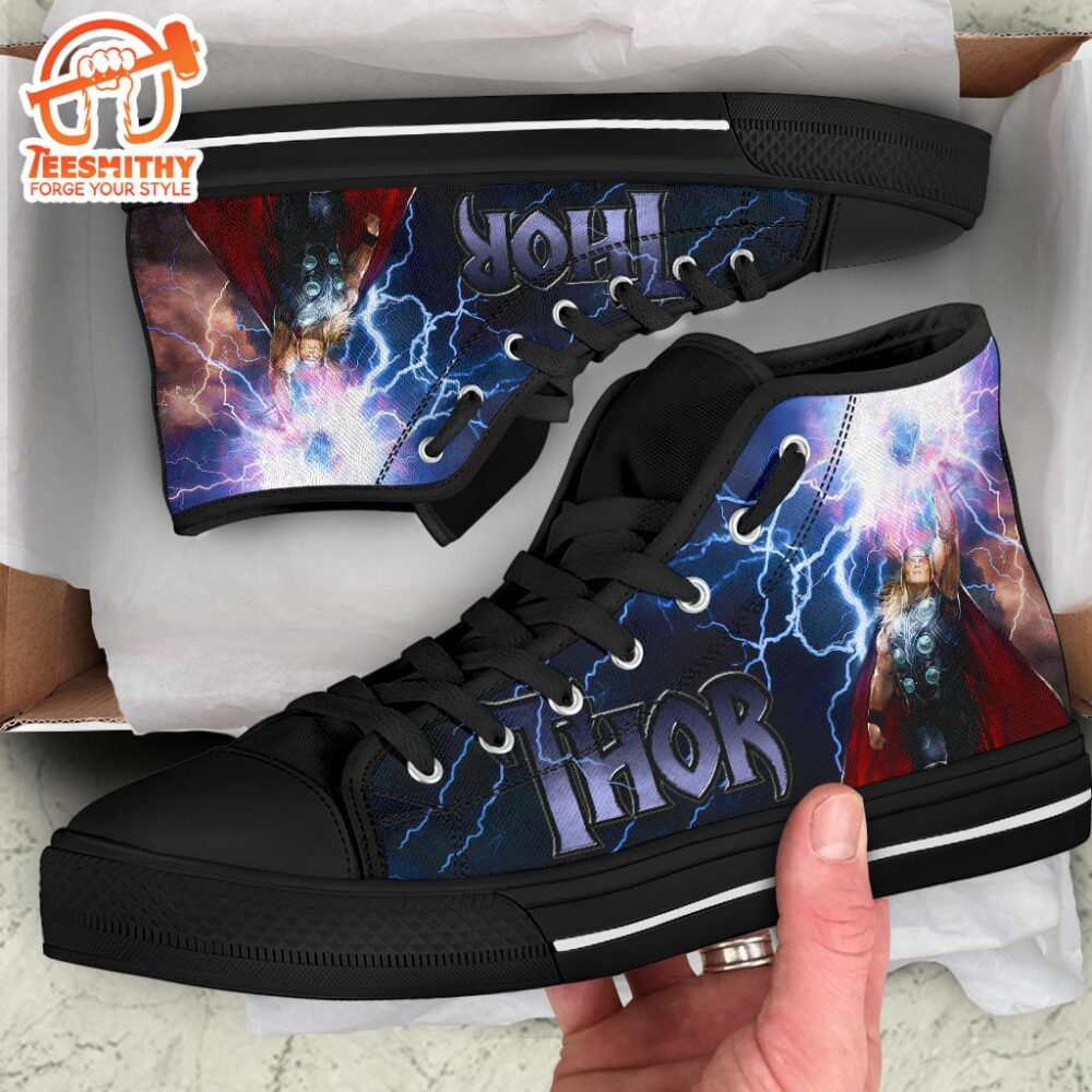 Thor High Top Shoes Comic Custom