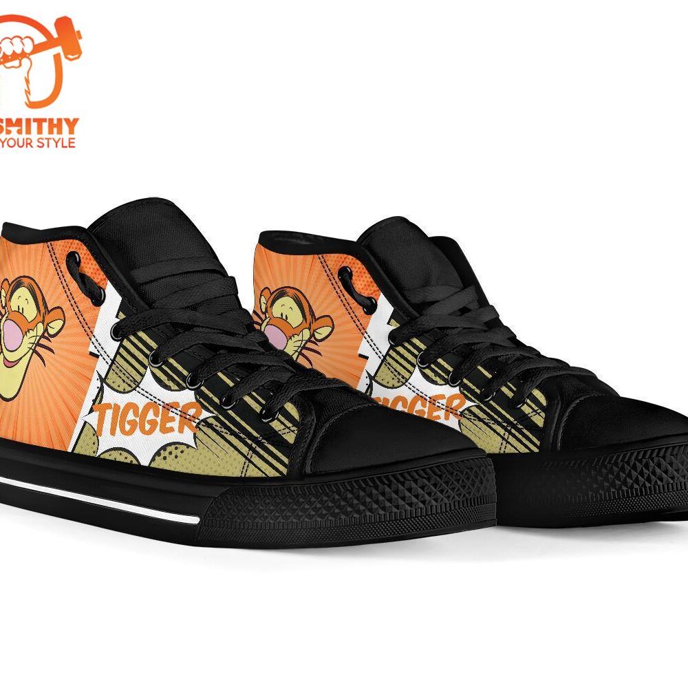 Tigger Sneakers Winnie The Pooh Friend High Top Shoes Fan