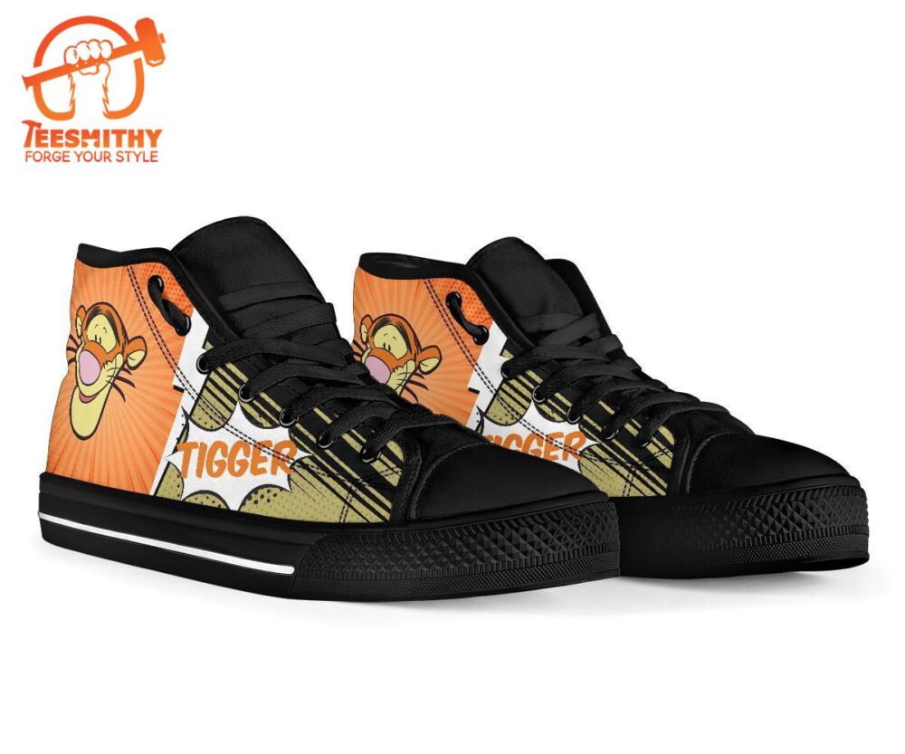 Tigger Sneakers Winnie The Pooh Friend High Top Shoes Fan