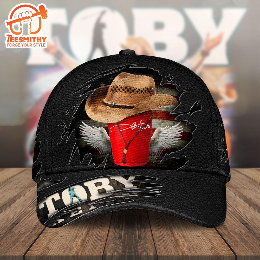 Toby Keith 2024 Logo New, 3D Classic Hat Cap Gift Xmas