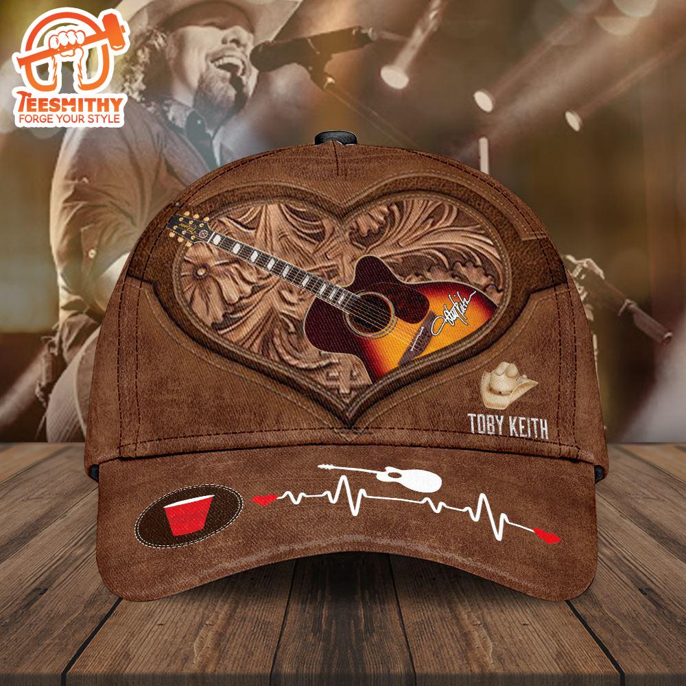 Toby Keith Guitar In Heart, Patriotic Songs, Southern Rock, Toby Keith Classic Cap