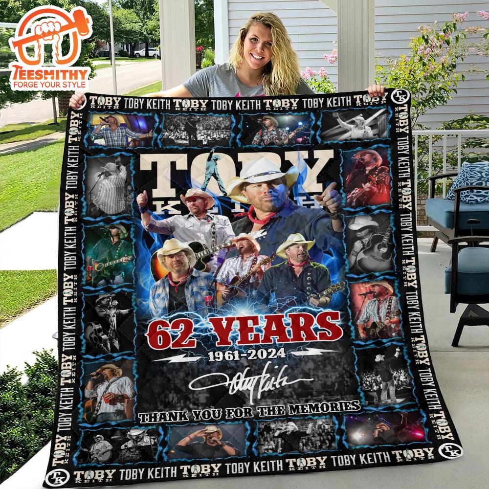 Toby Keith Quilt Blanket Christmas For Fan