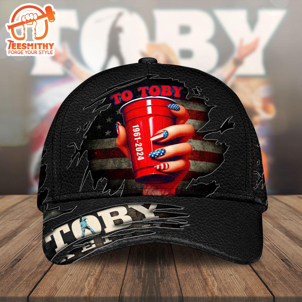 Toby Keith Tour Music 2024 3D Cap Hat For Fans