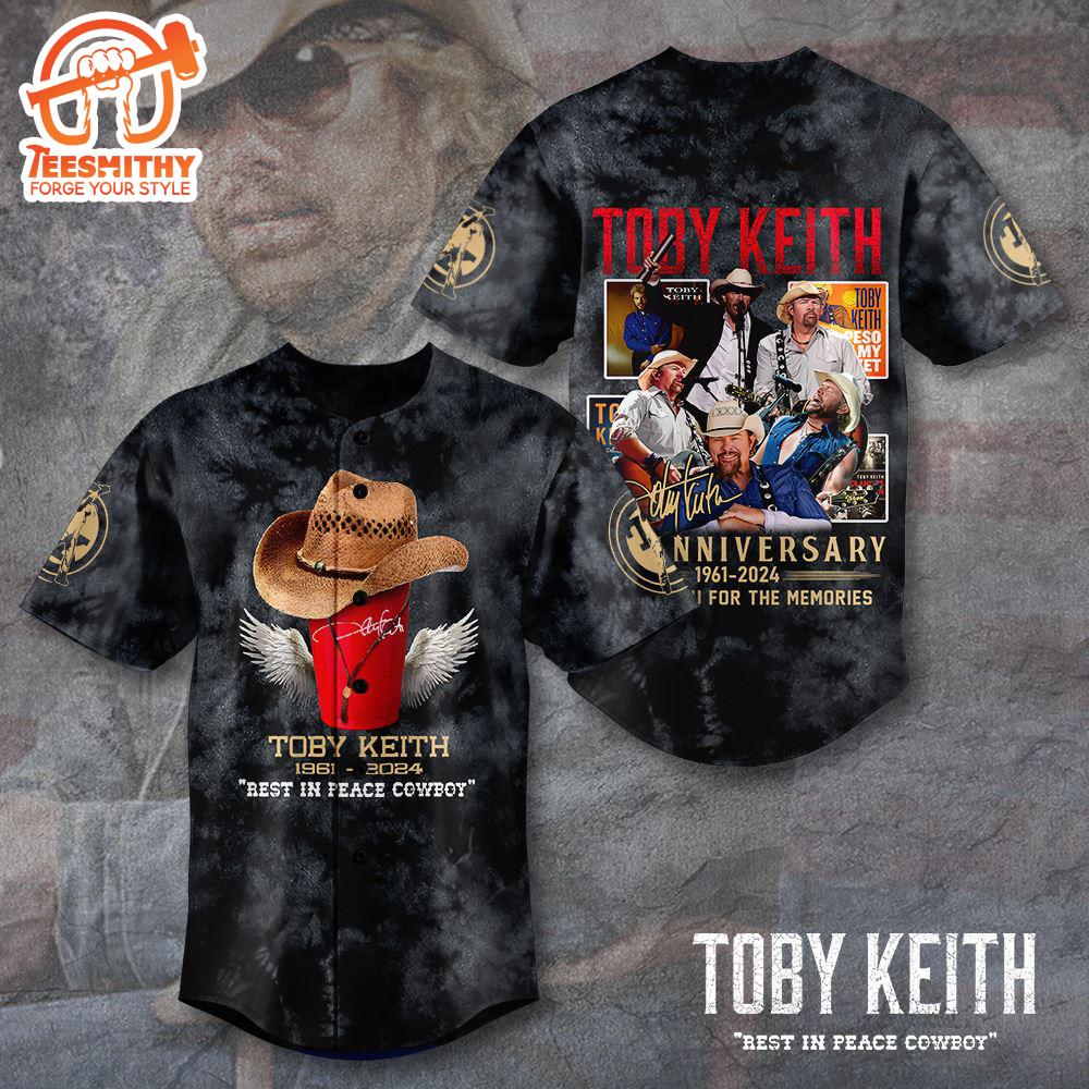 Toby Keith Trendding For Fans Baseball Jersey Shirt, For Gift Fans Jersey