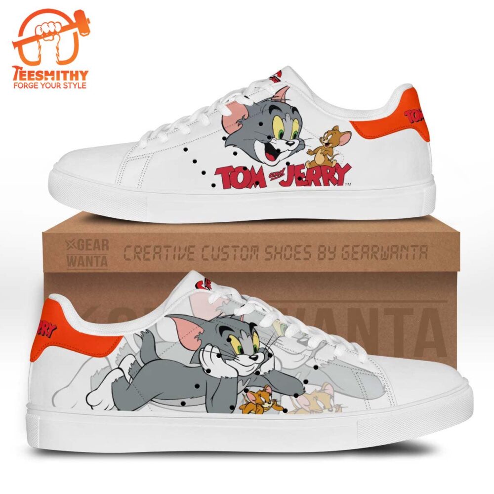 Tom & Jerry Tom Cat Stan Smith Shoes For Kid