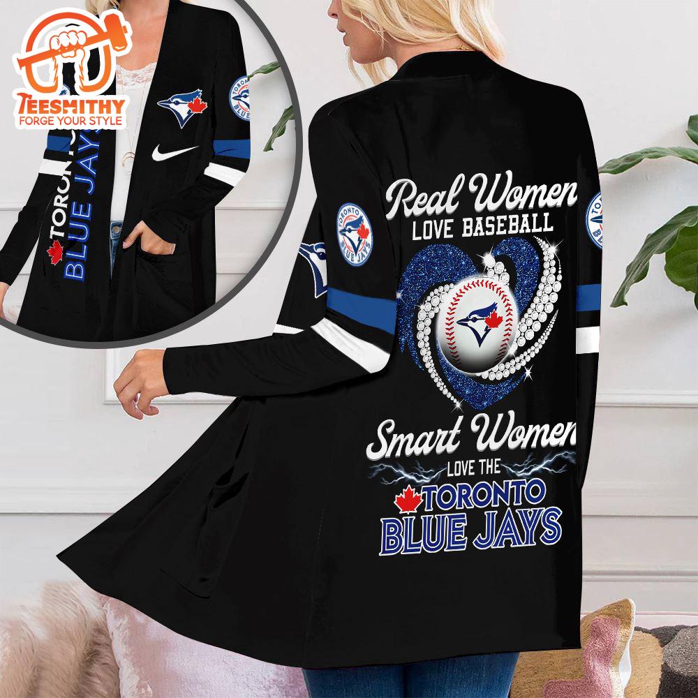 Toronto Blue Jays Women’s Patch Pocket Cardigan For Fans