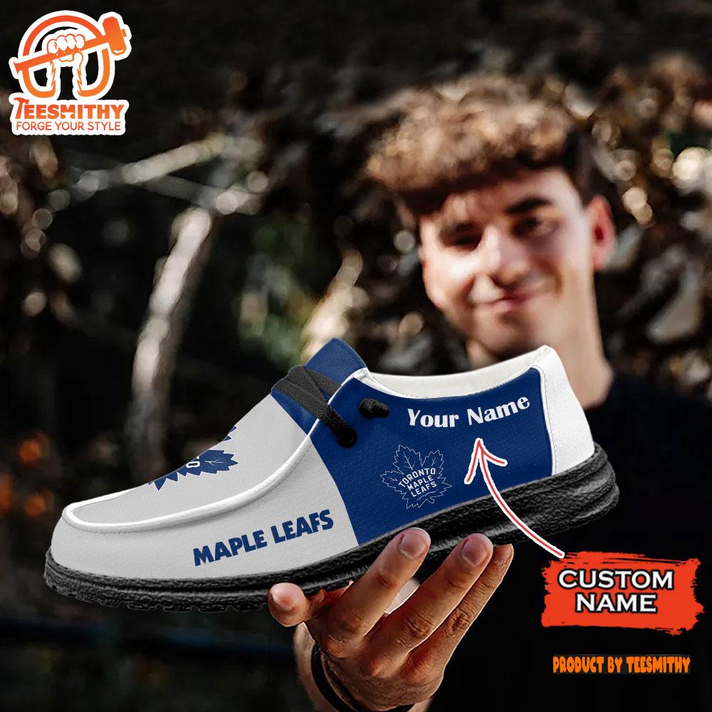 Toronto Maple Leafs NHL Hey Dude Shoes Custom Name Perfect Gift