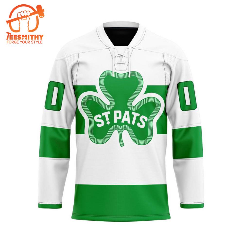 Toronto Maple Leafs Personalized 2024 St Pats Hockey Jersey