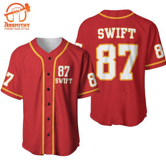 Travis Kelce Taylor Baseball Jersey 87 Swift Shirt