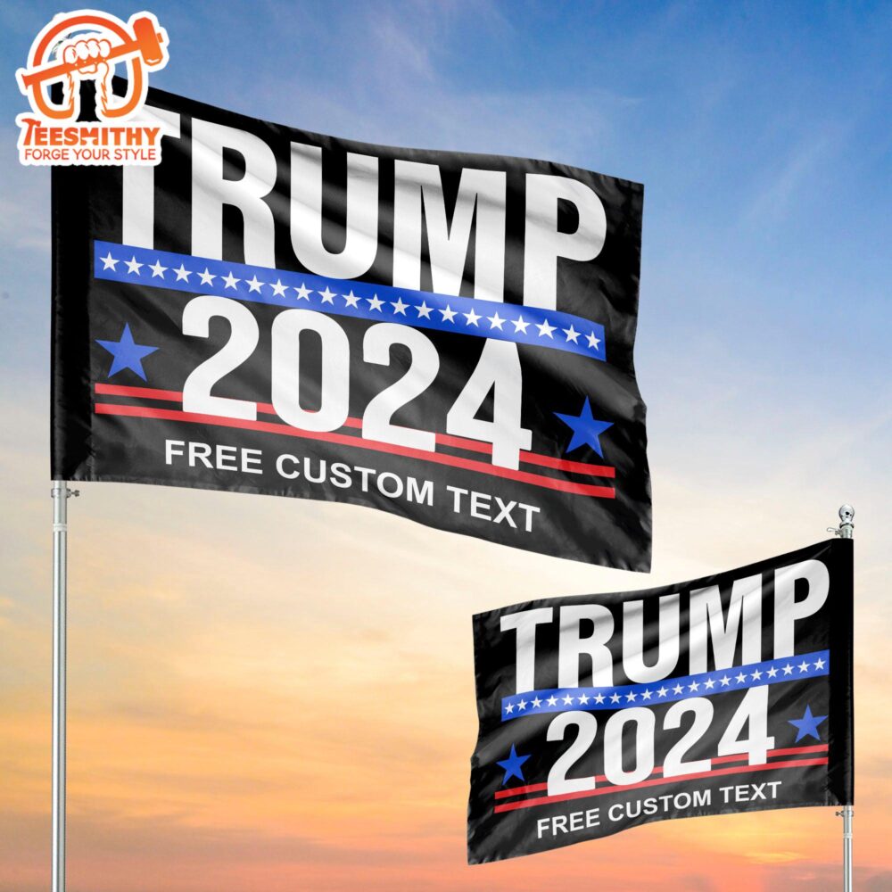 Trump 2024 Fan House Flag