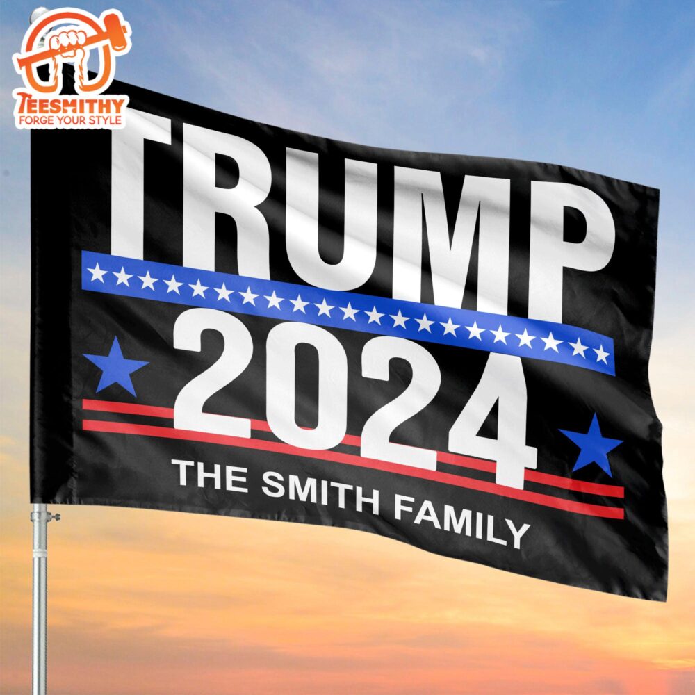 Trump 2024 Fan House Flag