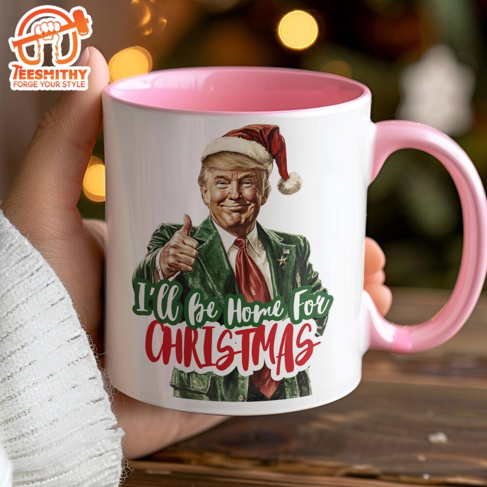 Trump I’ll Be Home For Christmas Mug