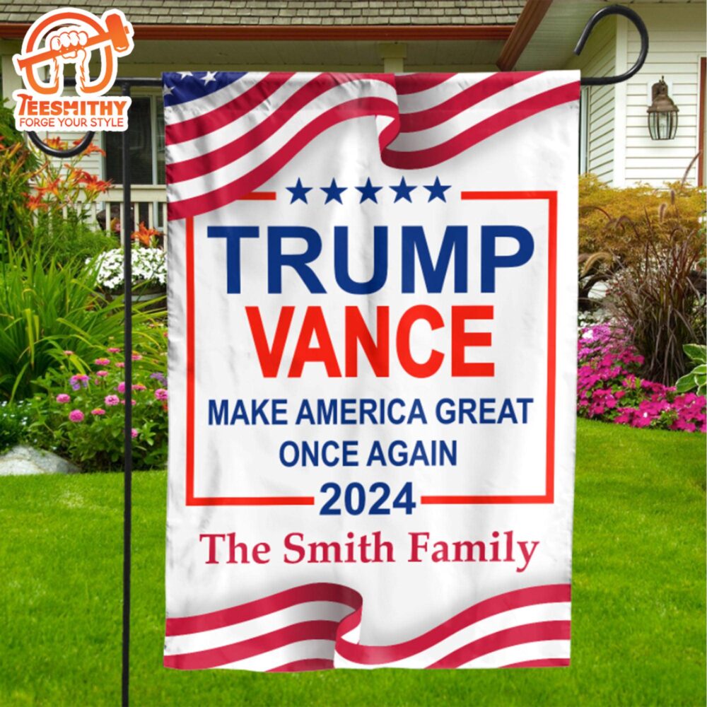 Trump Vance 2024 Flag Trump Garden Flag House Flag