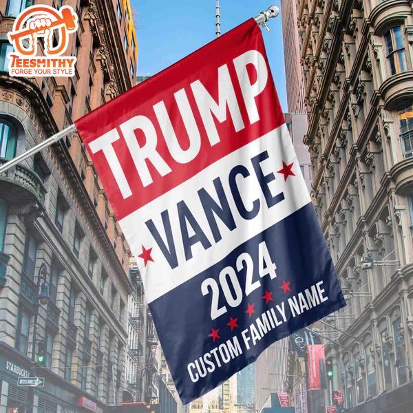 Trump Vance 2024 House Flag