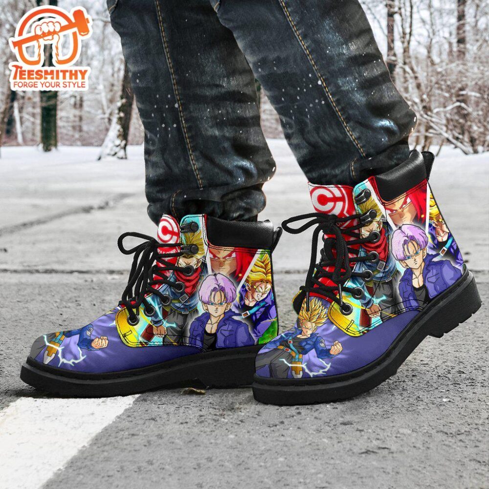 Trunks Dragon Ball Boots Timbs Custom Anime Shoes Fan Gift