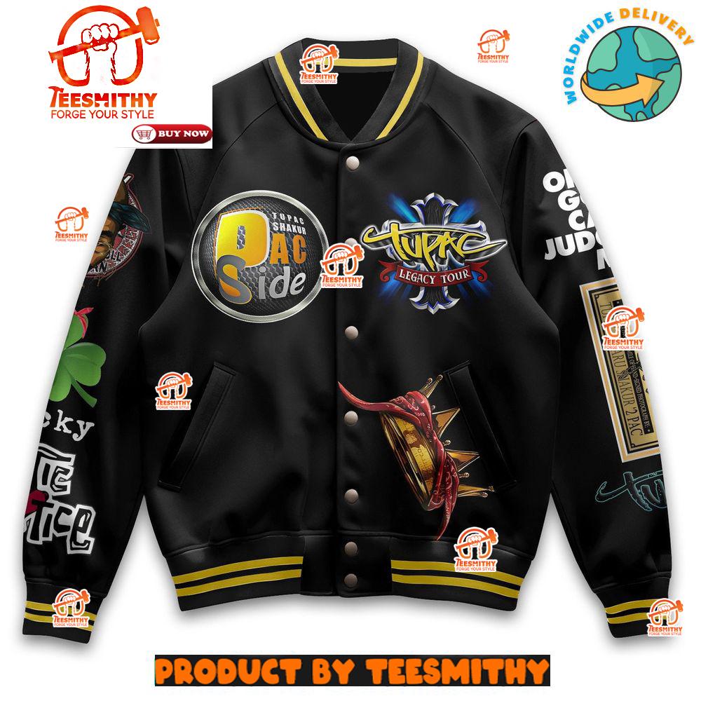 Tupac Shakur All Eyez on Me Baseball Jacket