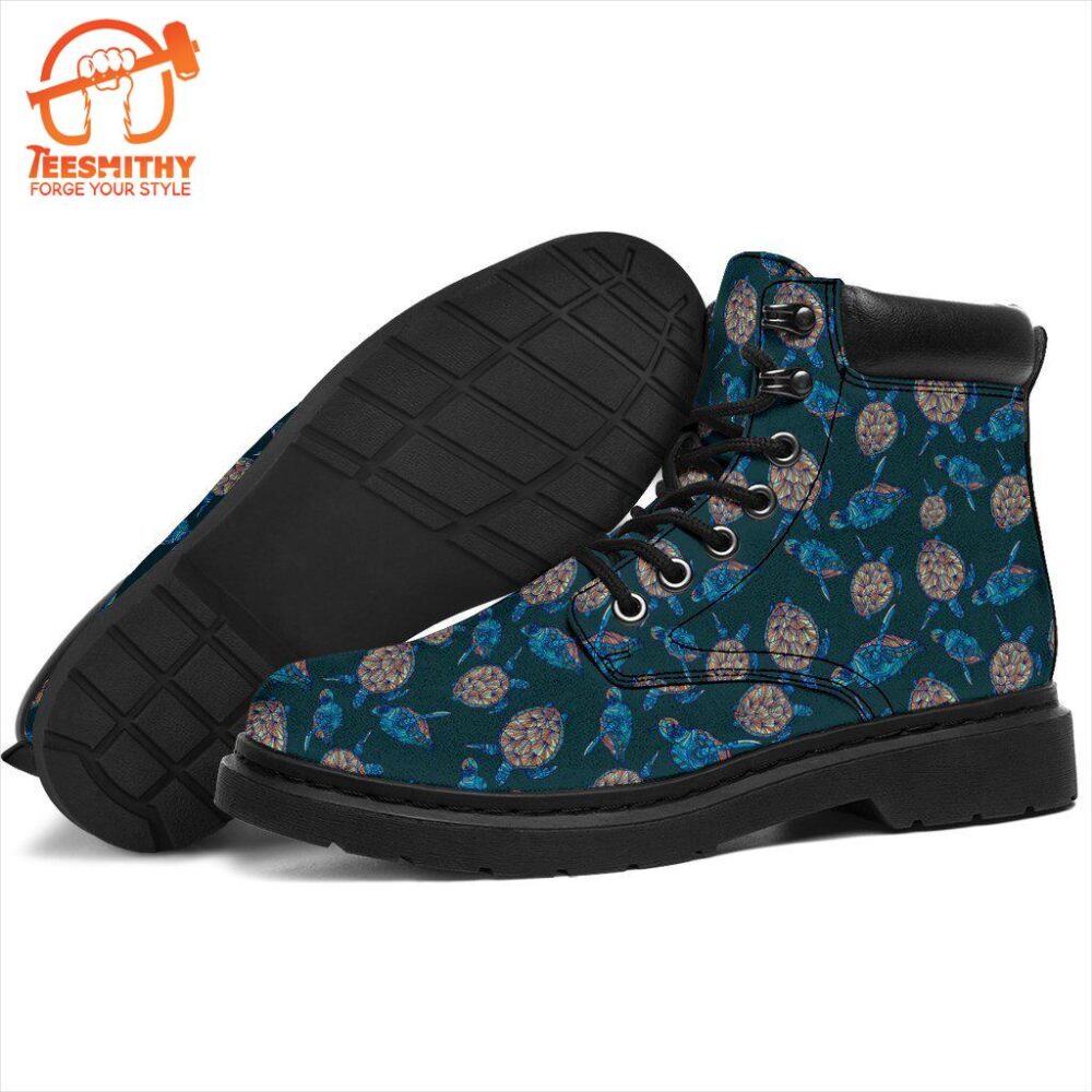 Turtle Boots Animal Custom Shoes For Turtle Lover