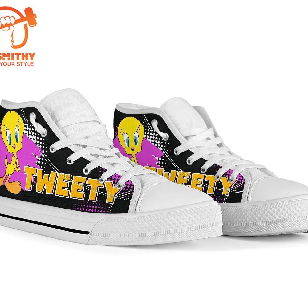 Tweety High Top Shoes Looney Tunes Fan