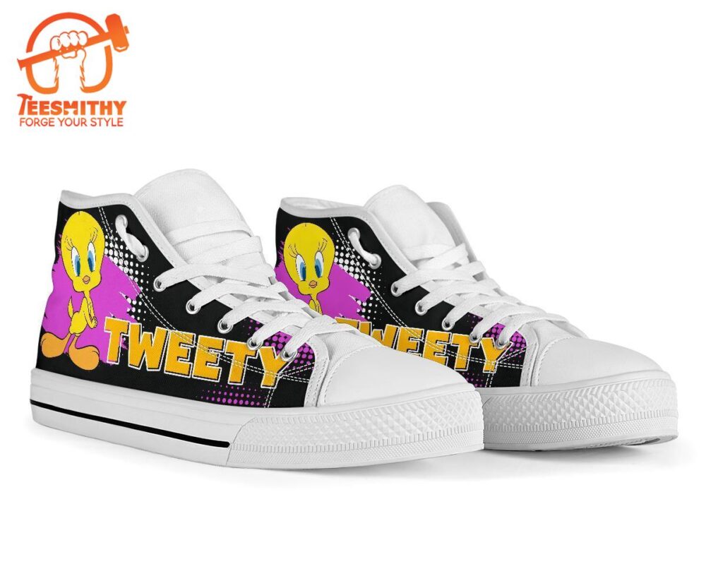 Tweety High Top Shoes Looney Tunes Fan