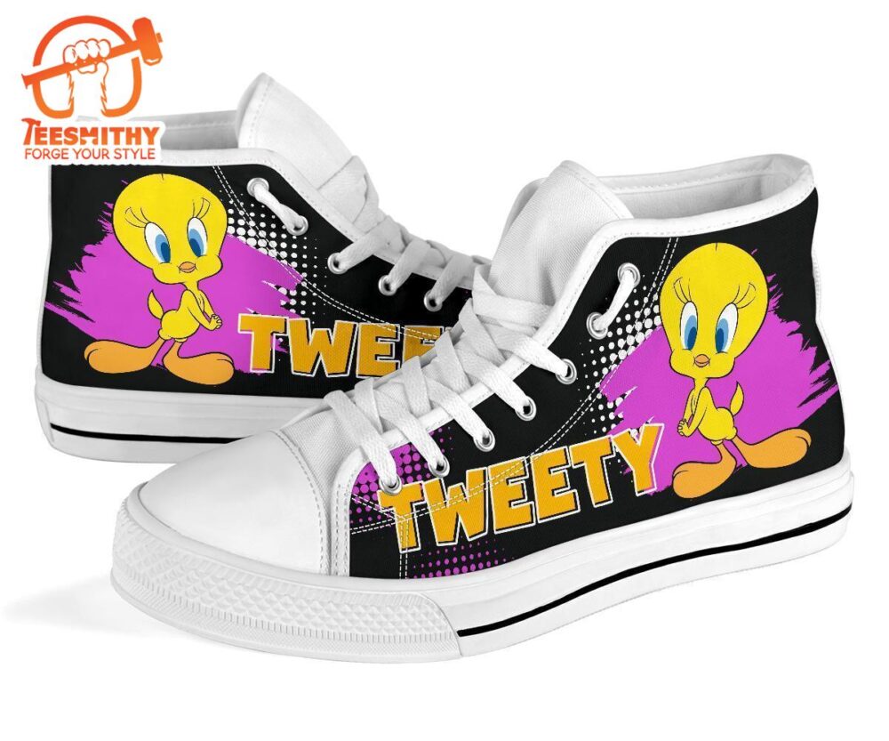 Tweety High Top Shoes Looney Tunes Fan