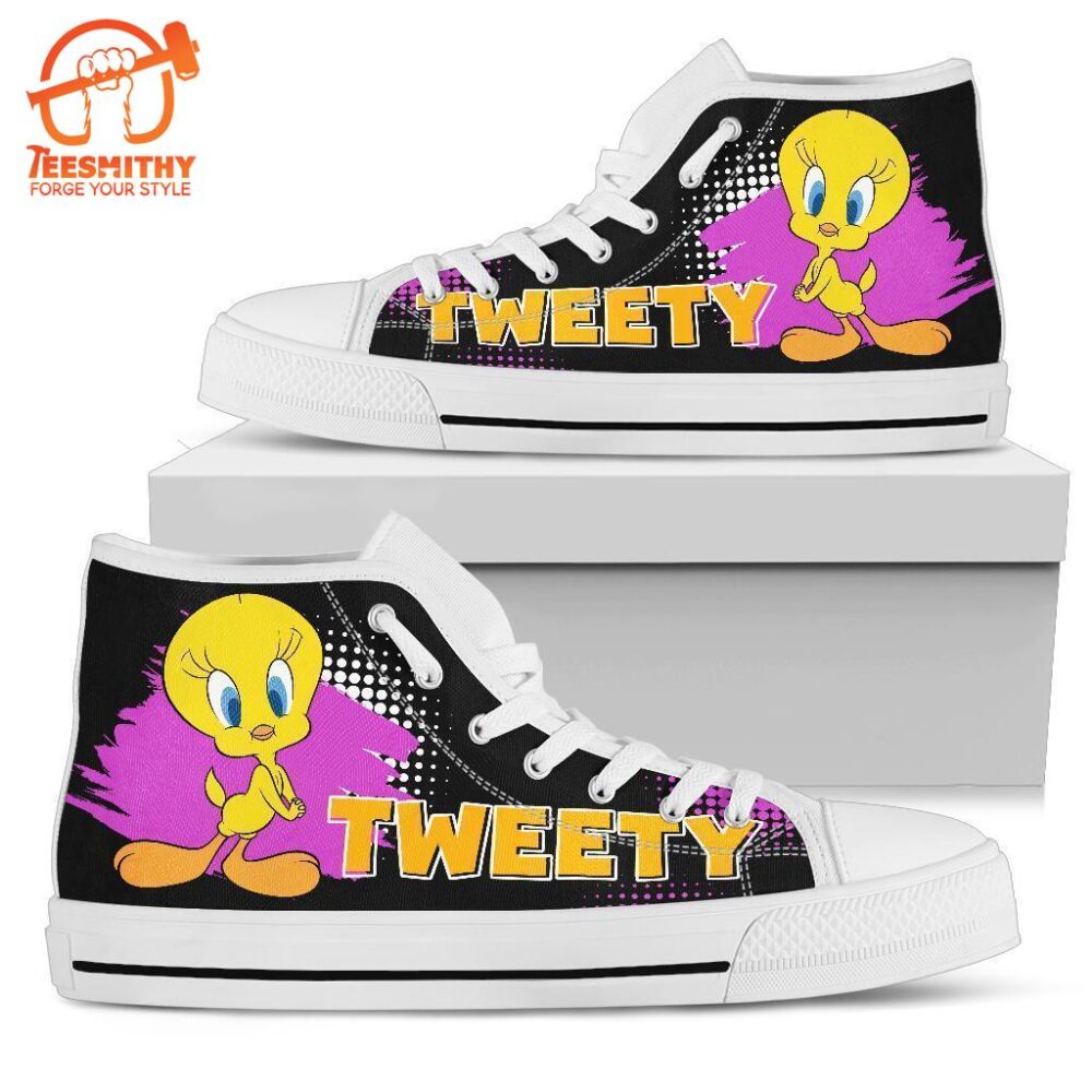 Tweety High Top Shoes Looney Tunes Fan