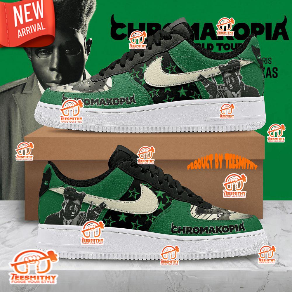 Tyler The Creator Chromakopia Limited Edition Air Force 1 Shoes