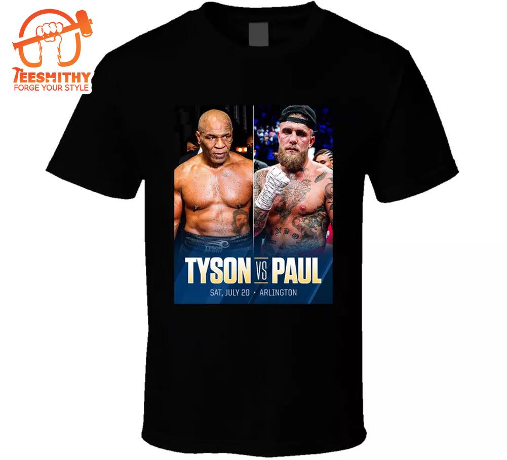 Tyson Vs Paul Boxing Match T Shirt