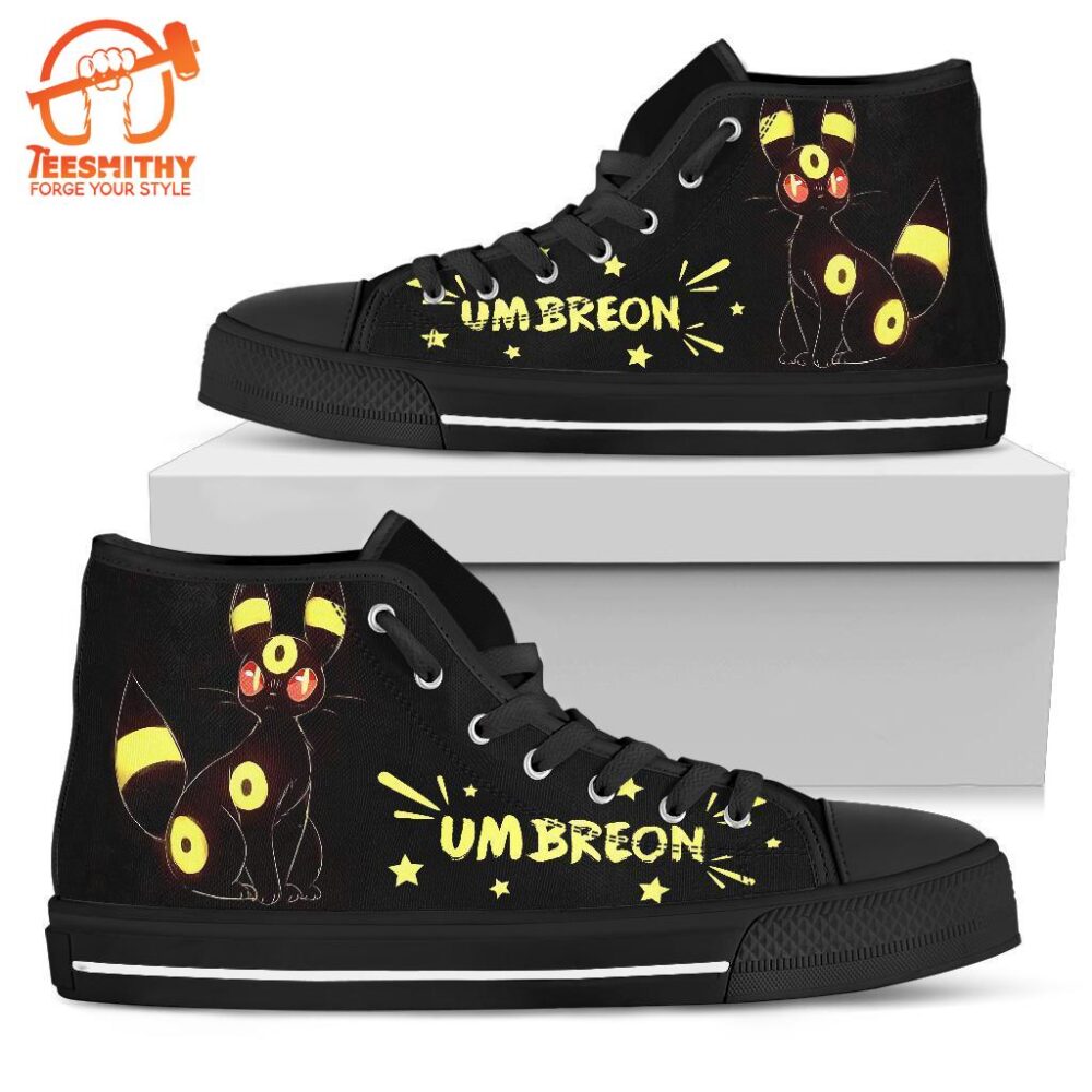 Umbreon High Top Shoes Gift Idea