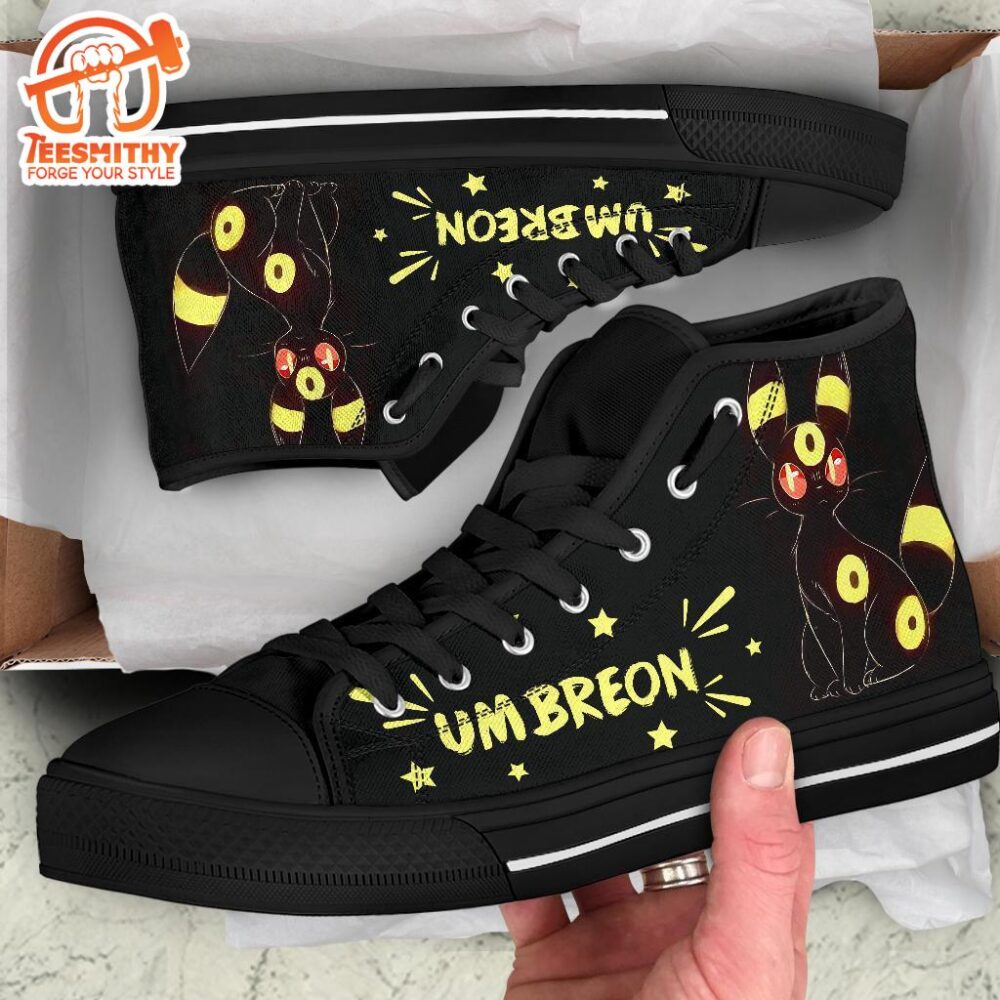 Umbreon High Top Shoes Gift Idea