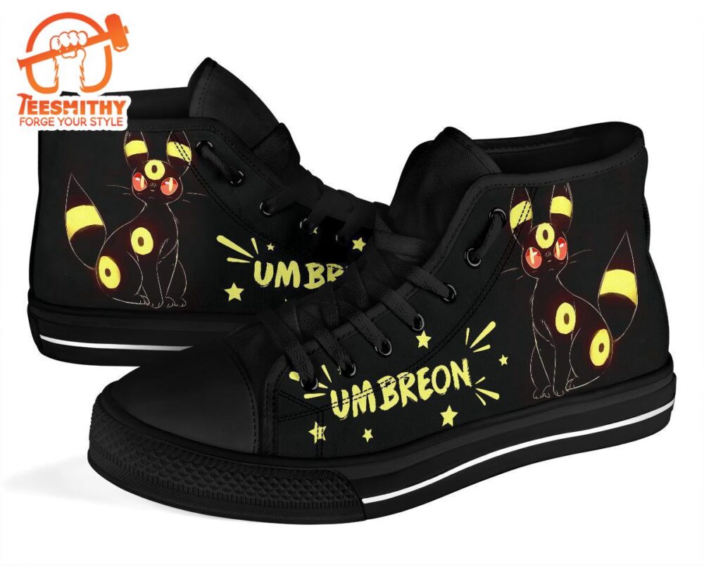 Umbreon High Top Shoes Gift Idea