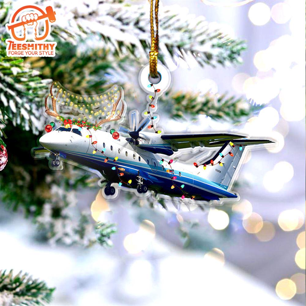 Christmas 2024  US Air Force C-146A Wolfhound Christmas Ornament